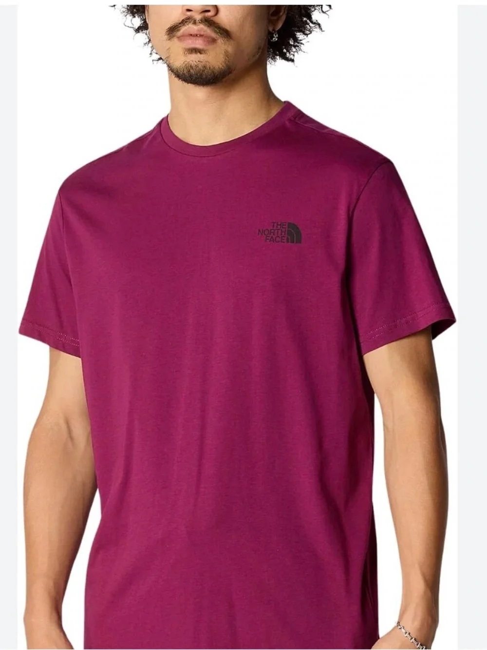 The North Face men’s crewneck pink tshirt